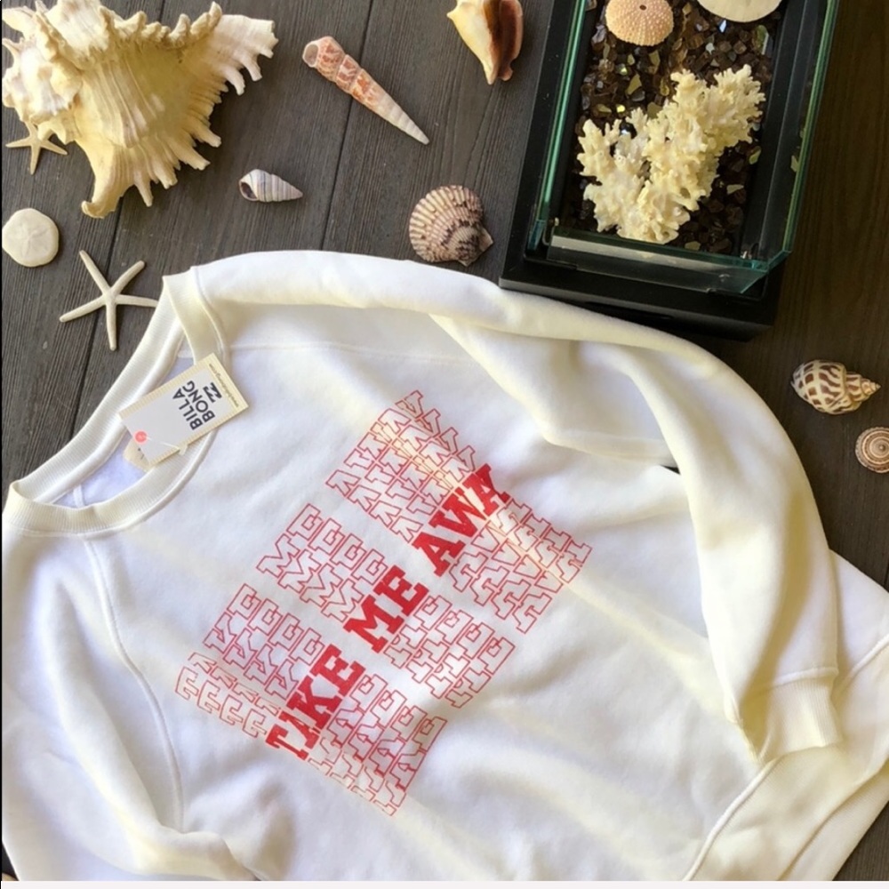 🌴🌼BILLABONG- PULL OVER SWEATSHIRT🌼 - Picture 3 of 7